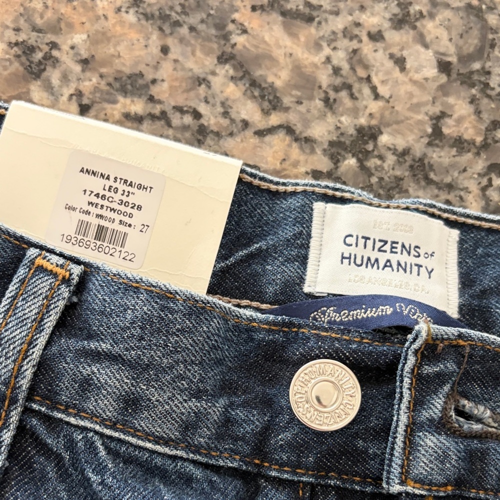 Citizens of Humanity Blue Denim Jeans